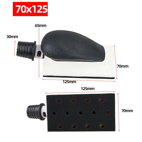EpheyFIF Note Package Content Hand Planer Adjustable Polishing Sander Sandpaper Car Paint Hand Planer Hand Sanding Board 70*125