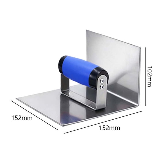 EpheyFIF Outer Internal Drywall Corner Trowel Stainless Steel Plastering Finishing Tool Inside Corner