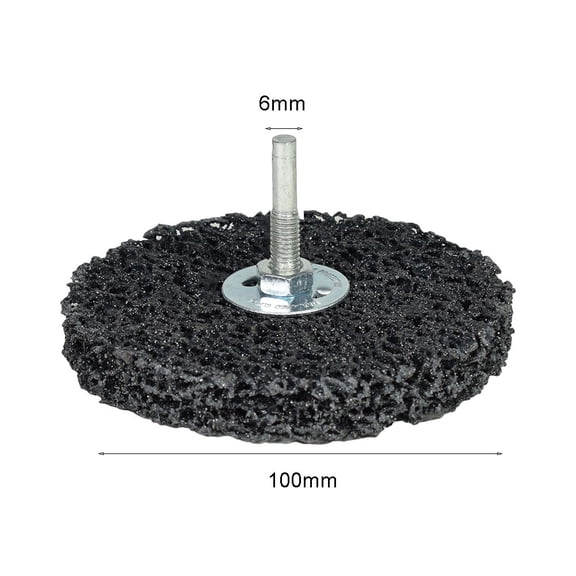 EpheyFIF Strip Wheel Paint Rust Remover 6mm Shank Clean Angle Grinder Discs 6X100mm