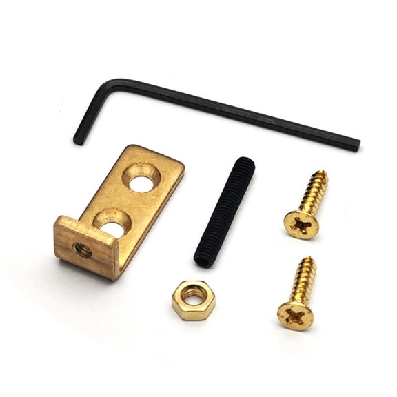 EpheyFIF Tremolo Stopper Stabilizer Set for Floating Guitar Tremolo Style Bridges Musical Instruments Guitar Parts Accessories Brass