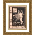 thumbnail image 1 of Ephraim Moshe Lilien 19x24 Gold Ornate Framed and Double Matted Museum Art Print Titled - From Books Van Ephraim Moshe Lilien (1884), 1 of 4