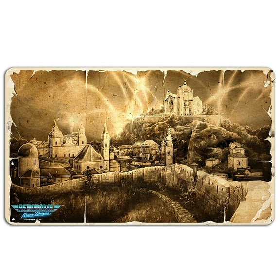 Ephyrean Games: Aerodome: Game Mat - Battle of Rose Hill -14 x 24" High-Quality Neoprene Mat, Scenic Image, Tactical Aerial Combat Card Game Accessory