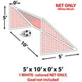 thumbnail image 1 of Epic 3Mm Soccer Goal Nets 5X10x0x5 -Each, 1 of 1