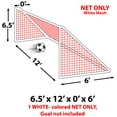 thumbnail image 1 of Epic 6.5X12x0x6 3Mm Soccer Goal Nets-Each, 1 of 1