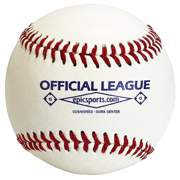 Epic 9" Raised Seam, Genuine Split Leather Cover, Baseballs (1-Doz)