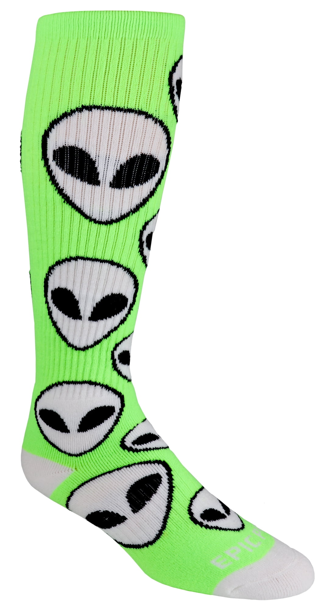 Epic Adult Aliens Everywhere Cute Novelty Fun Design KneeHigh Socks