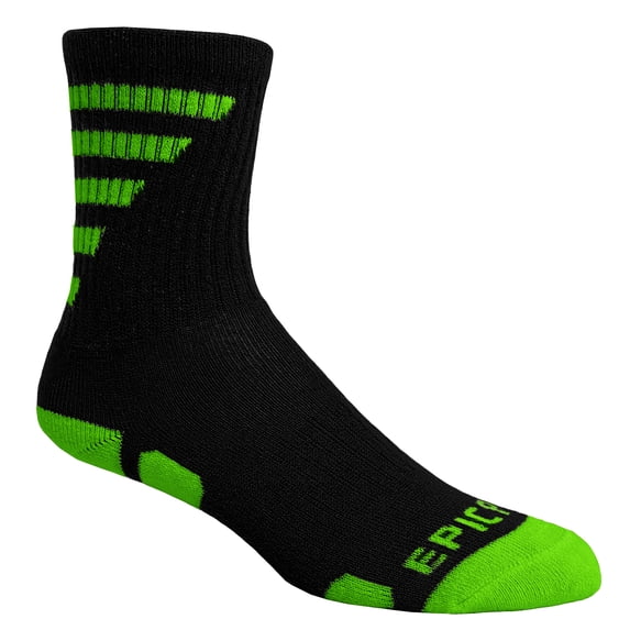 Epic Adult Classy Back Stripes - Cute Novelty Fun Design Crew-Socks (1-Pair)