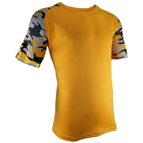 Epic Adult Cool Performance Camo Sleeve Jersey T Shirt (13- Colors Avaliable)