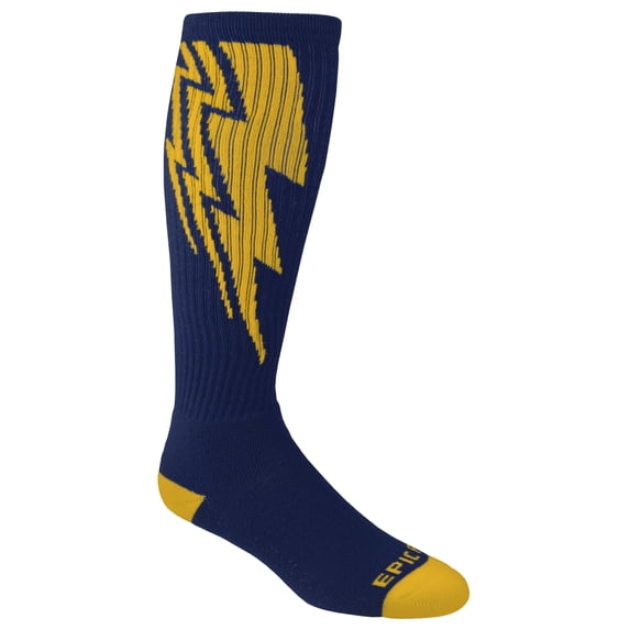 Epic Adult Lightning Bolt - Cute Novelty Fun Design Knee-High Socks (1-Pair)