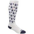 thumbnail image 1 of Epic Adult Lots-Of-Stars Cute Novelty Fun Design Knee-High Socks (1-Pair) Sizes May Be Mislabeled, 1 of 1