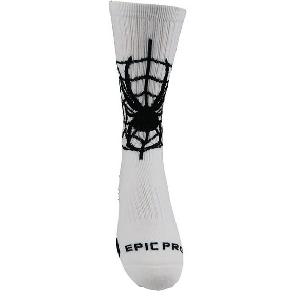 Epic Adult Spider N Web - Cute Novelty Fun Design Crew-Socks (1-Pair)