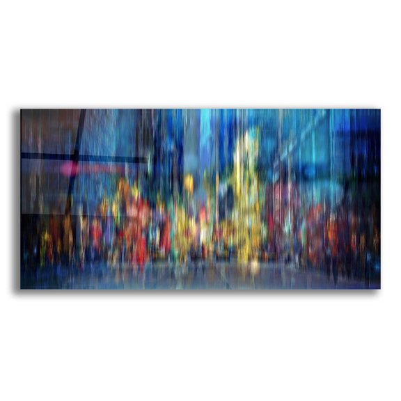 Epic Art 'A Blur of Memories' by David Manlove, Acrylic Glass Wall Art, 24"x12"