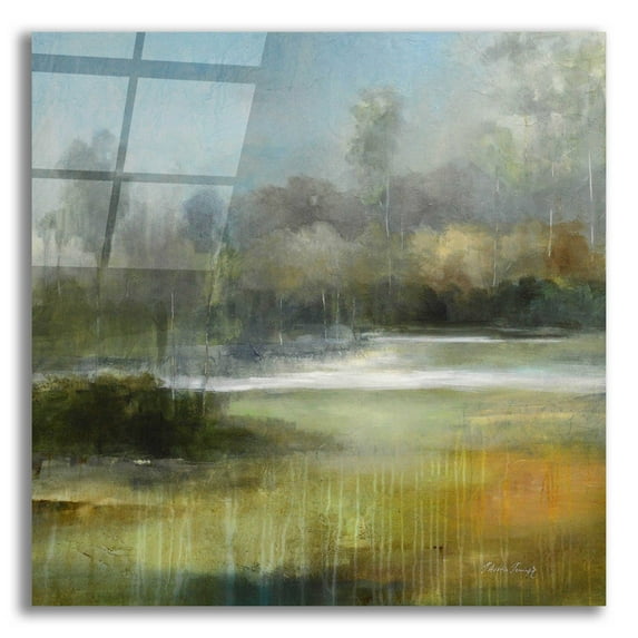 Epic Art 'A Quiet Place' by J Austin Jennings, Acrylic Glass Wall Art, 12"x12"