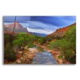 thumbnail image 1 of Epic Art 'A Zion Morning' by Darren White, Acrylic Glass Wall Art, 24"x16", 1 of 8