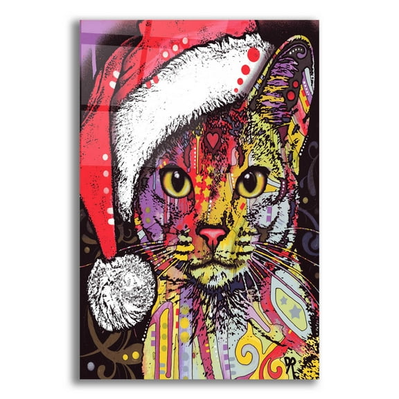 Epic Art 'Abyssinian Christmas Edition' by Dean Russo, Acrylic Glass Wall Art, 16"x24"