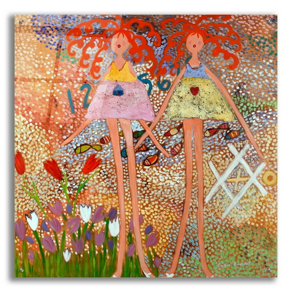 Epic Art 'Across the Universe' by Caroline Benchétrit Acrylic Glass Wall Art, 36"x36"