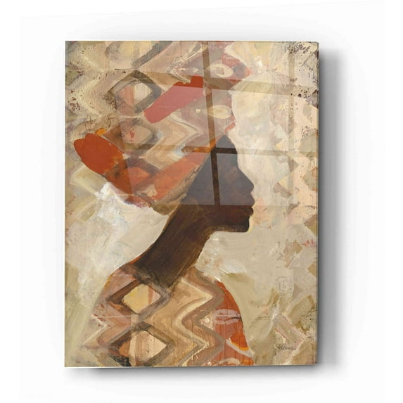 Epic Art 'African Beauty I' by Albena Hristova, Acrylic Glass Wall Art, 12"x16"