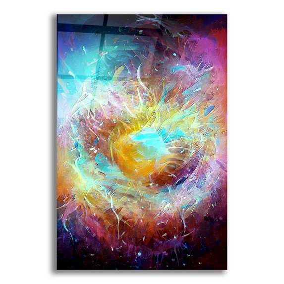 Epic Art 'Ai Astronomy 1' by David Manlove, Acrylic Glass Wall Art, 12"x16"