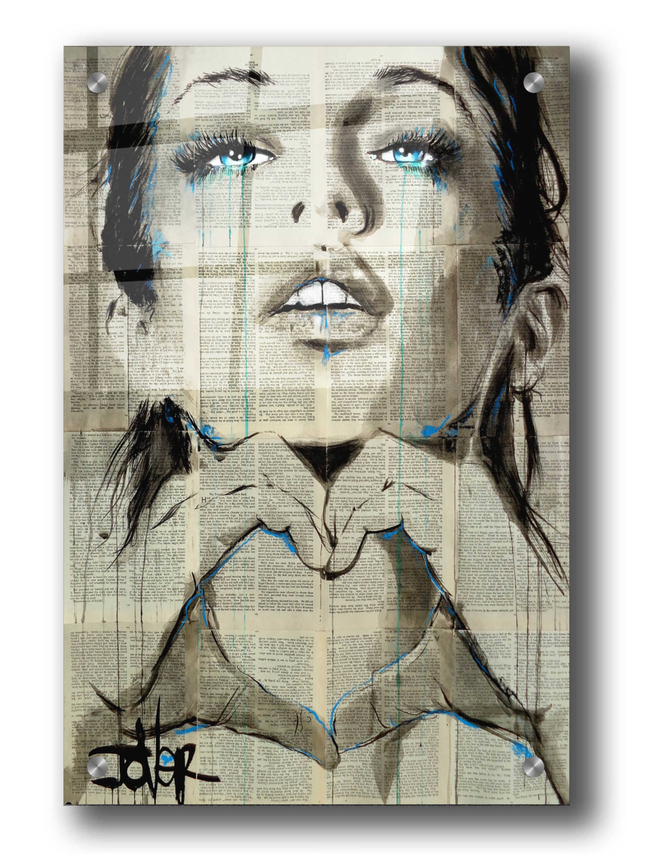 Epic Art 'All You Need Is Love' by Loui Jover, Acrylic Glass Wall Art