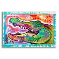 thumbnail image 1 of Epic Art 'Alligator 3' by Dean Russo, Acrylic Glass Wall Art, 24"x16", 1 of 8