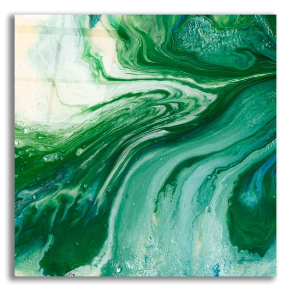 Epic Art 'Amazonian 1' by Alicia Ludwig Acrylic Glass Wall Art, 12" x 12"