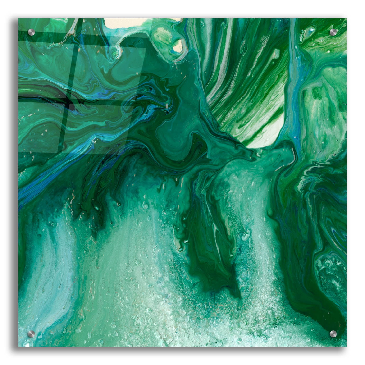 Epic Art 'Amazonian 2' by Alicia Ludwig Acrylic Glass Wall Art, 24" x