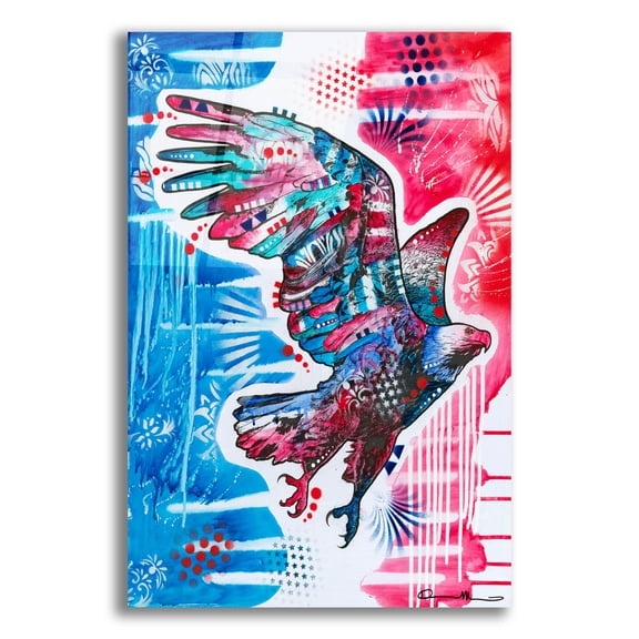 Epic Art 'American Bald Eagle' by Dean Russo Acrylic Glass Wall Art, 12" x 16"