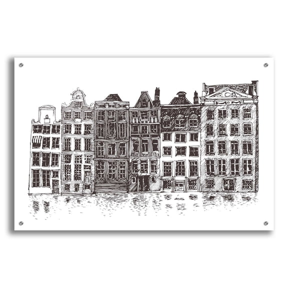 Epic Art 'Amsterdam II' by Incado, Acrylic Glass Wall Art, 36"x24"