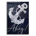 thumbnail image 1 of Epic Art 'Anchor Ahoy' by Cindy Jacobs, Acrylic Glass Wall Art, 16"x24", 1 of 10