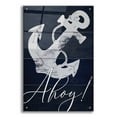 thumbnail image 1 of Epic Art 'Anchor Ahoy' by Cindy Jacobs, Acrylic Glass Wall Art, 24"x36", 1 of 9