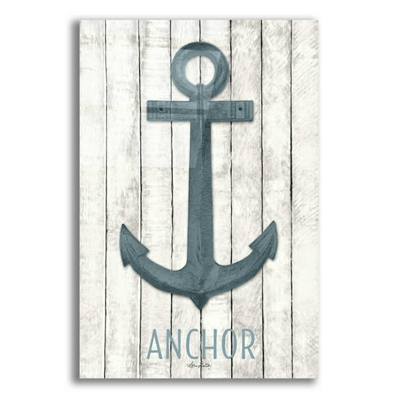 Epic Art 'Anchor' by Lori Deiter Acrylic Glass Wall Art, 12"x16"