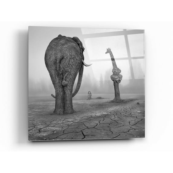 Epic Art 'Animalia' by Dariusz Klimczak, Acrylic Glass Wall Art, 24"x24"