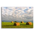 thumbnail image 1 of Epic Art 'Approaching Storm - Haystacks' by David Hammond, Acrylic Glass Wall Art, 16"x12", 1 of 8