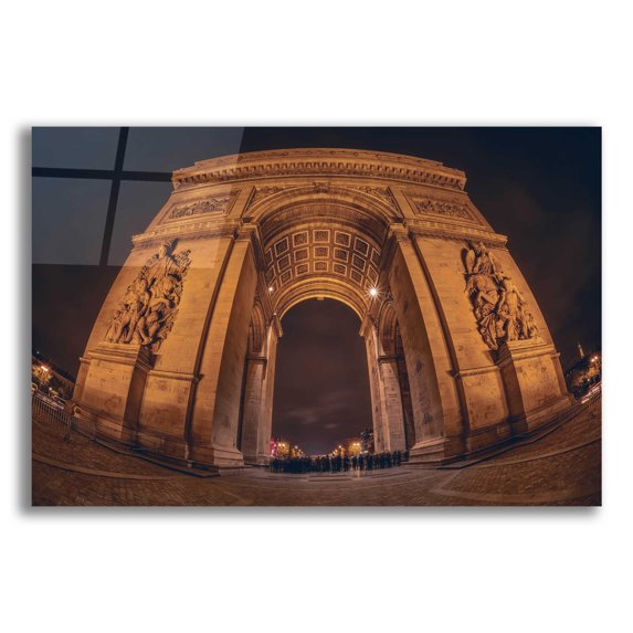 Epic Art 'Arc' by Sebastien Lory, Acrylic Glass Wall Art, 24"x16"