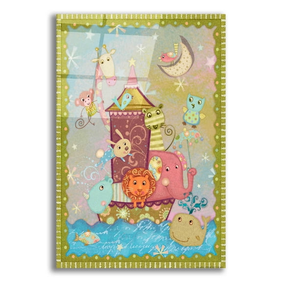 Epic Art 'Ark 1' by Viv Eisner, Acrylic Glass Wall Art, 12"x16"