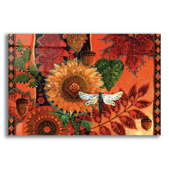 Epic Art 'As fall nips the air' by David Galchutt, Acrylic Glass Wall Art, 16"x12"