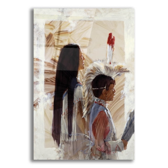 Epic Art 'At Papago' by J. E. Knauf, Acrylic Glass Wall Art, 12"x16"