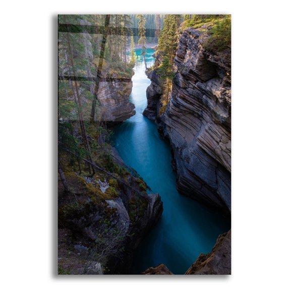 Epic Art 'Athabasca River 1' by Joe Reimer Photography, Acrylic Glass Wall Art, 12"x16"