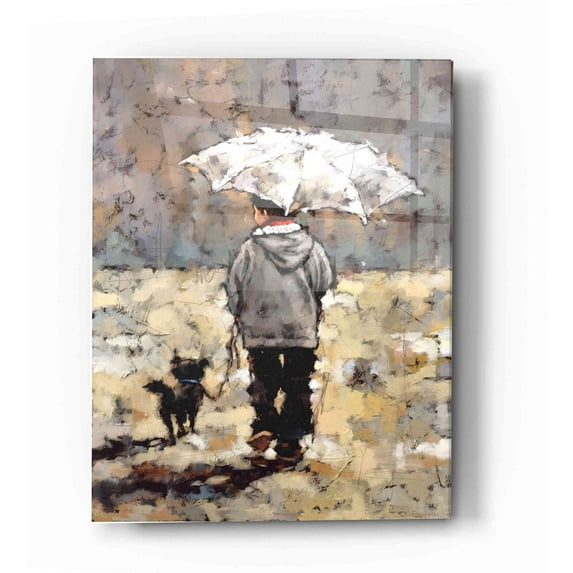 Epic Art 'Autumn Beach' by Alexander Gunin, Acrylic Glass Wall Art, 16"x24"