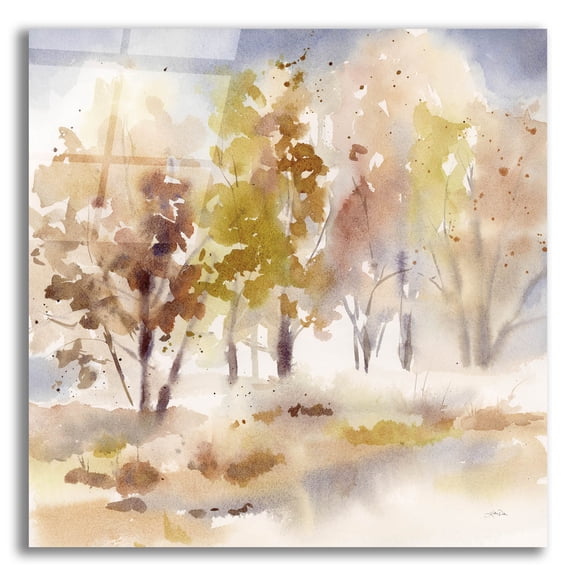 Epic Art 'Autumn Grove'  by Katrina Pete Acrylic Glass Wall Art, 12" x 12"