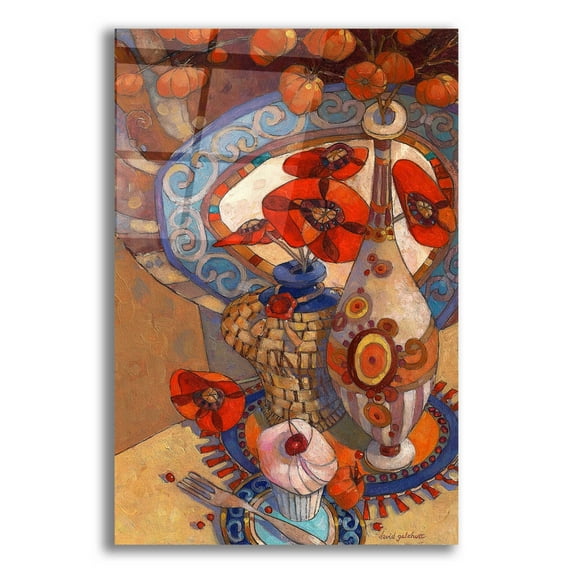 Epic Art 'Autumn Still Life' by David Galchutt, Acrylic Glass Wall Art, 16"x24"