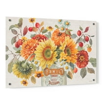 Epic Art 'Autumn in Bloom I' by Lisa Audit, Acrylic Glass Wall Art, 36"x24"