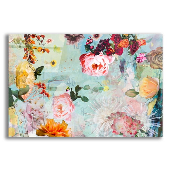 Epic Art 'BLOOM OF ROSE' by DB Waterman, 24"x16"