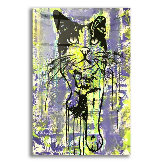 Epic Art 'Baby Cat' by Dean Russo Studios, Acrylic Glass Wall Art, 12"x16"