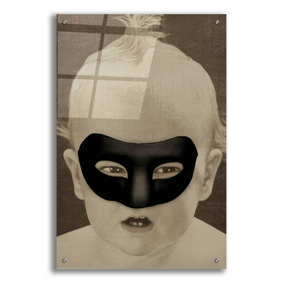 Epic Art 'Baby Hero' by Elo Marc, Acrylic Glass Wall Art, 24"x36"