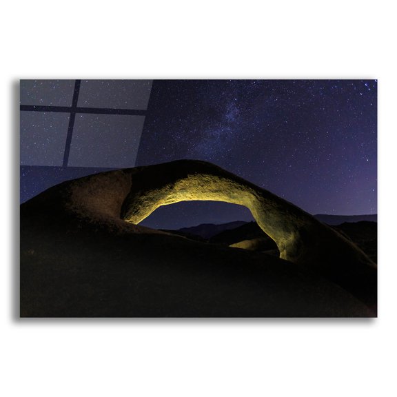 Epic Art ' Backlit Mobius Arch' by Shawn/Corinne Severn, Acrylic Glass Wall Art, 24"x16"