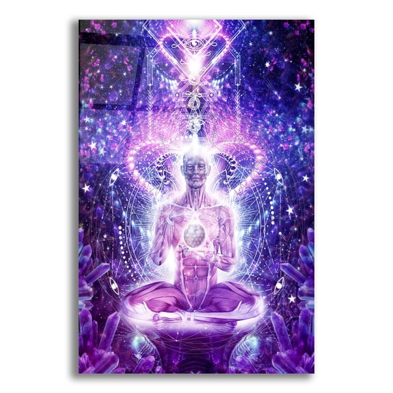 Epic Art 'Balanced Self' by Cameron Gray, Acrylic Glass Wall Art, 12"x16"