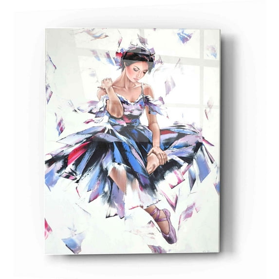 Epic Art 'Ballerina' by Alexander Gunin, Acrylic Glass Wall Art, 12"x16"