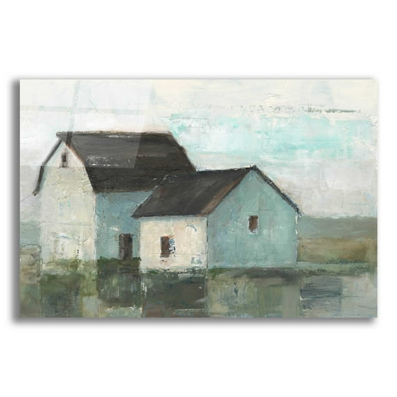 Epic Art 'Barn at Sunset II' by Ethan Harper, Acrylic Glass Wall Art, 16"x12"