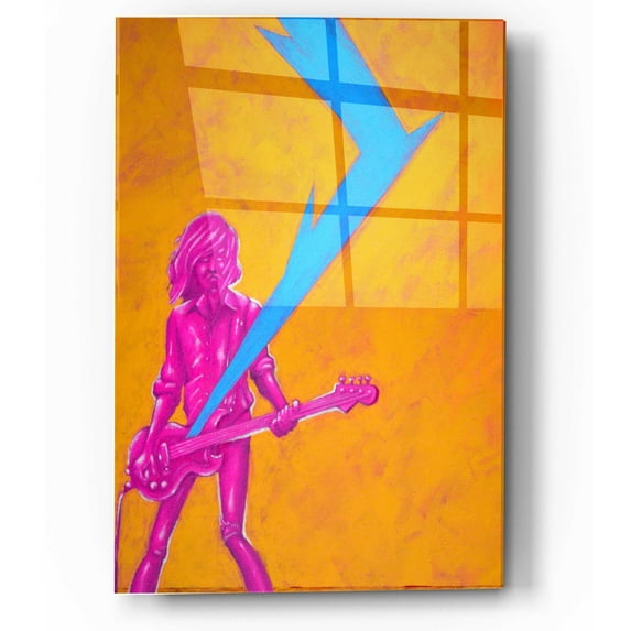 Epic Art 'Bass Man Alt' by Craig Snodgrass, Acrylic Glass Wall Art, 12"x16"